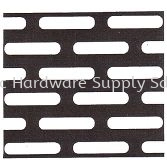 Slotted Holes Hole: 4mm x 20mm  Staggered