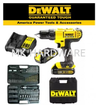 DeWALT CORDLESS DRILL DRIVER 20V Max Drill Driver with 109pcs Accessory Kit DCD771C2A