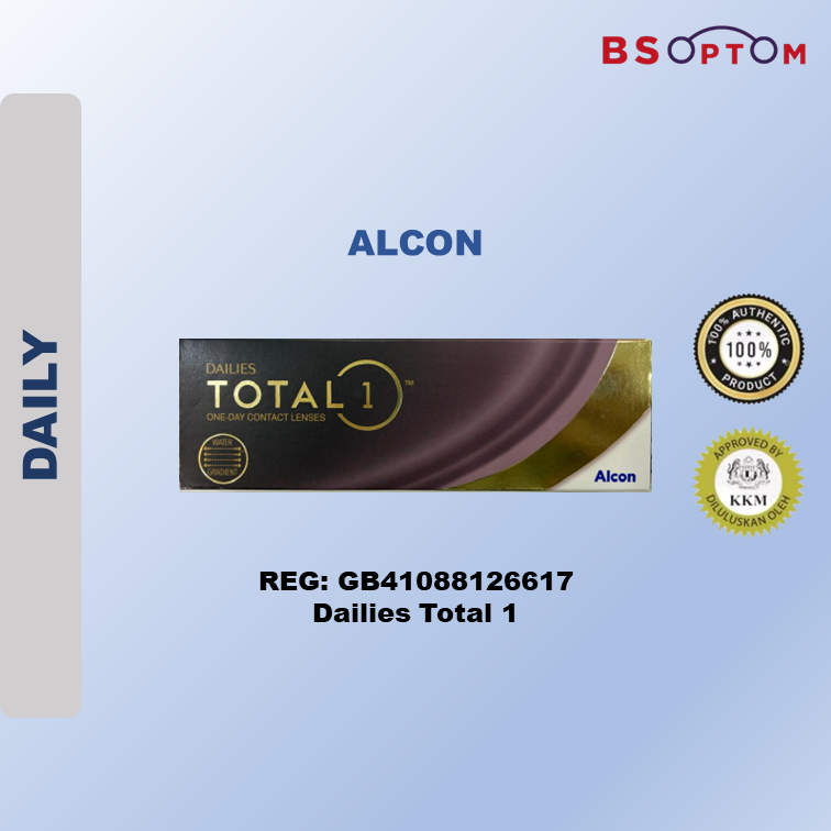 Alcon Dailies Total 1 Daily Clear Lens (30pcs)