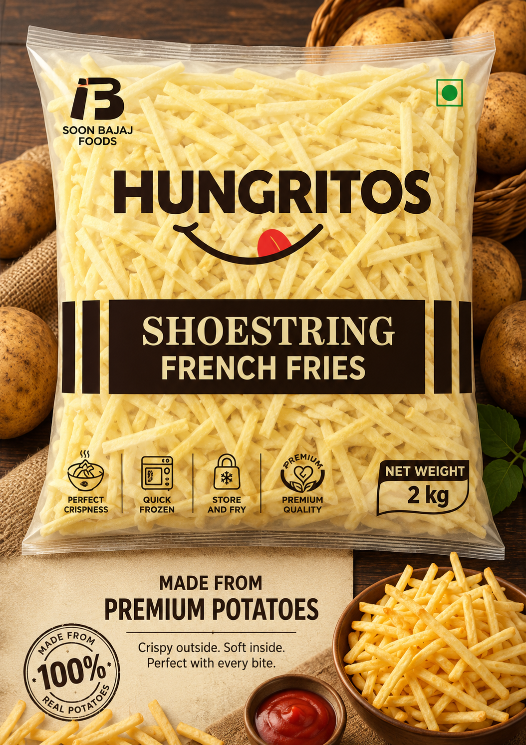 Hungritos Coated Shostring AAA 2KG