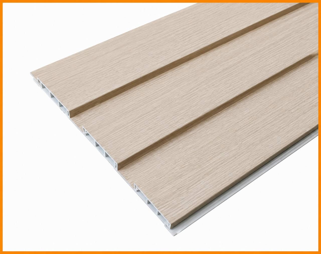 Queensfloor Dinding Fluted Panel Low Square QFPLSW24-07 OSLO BEIGE