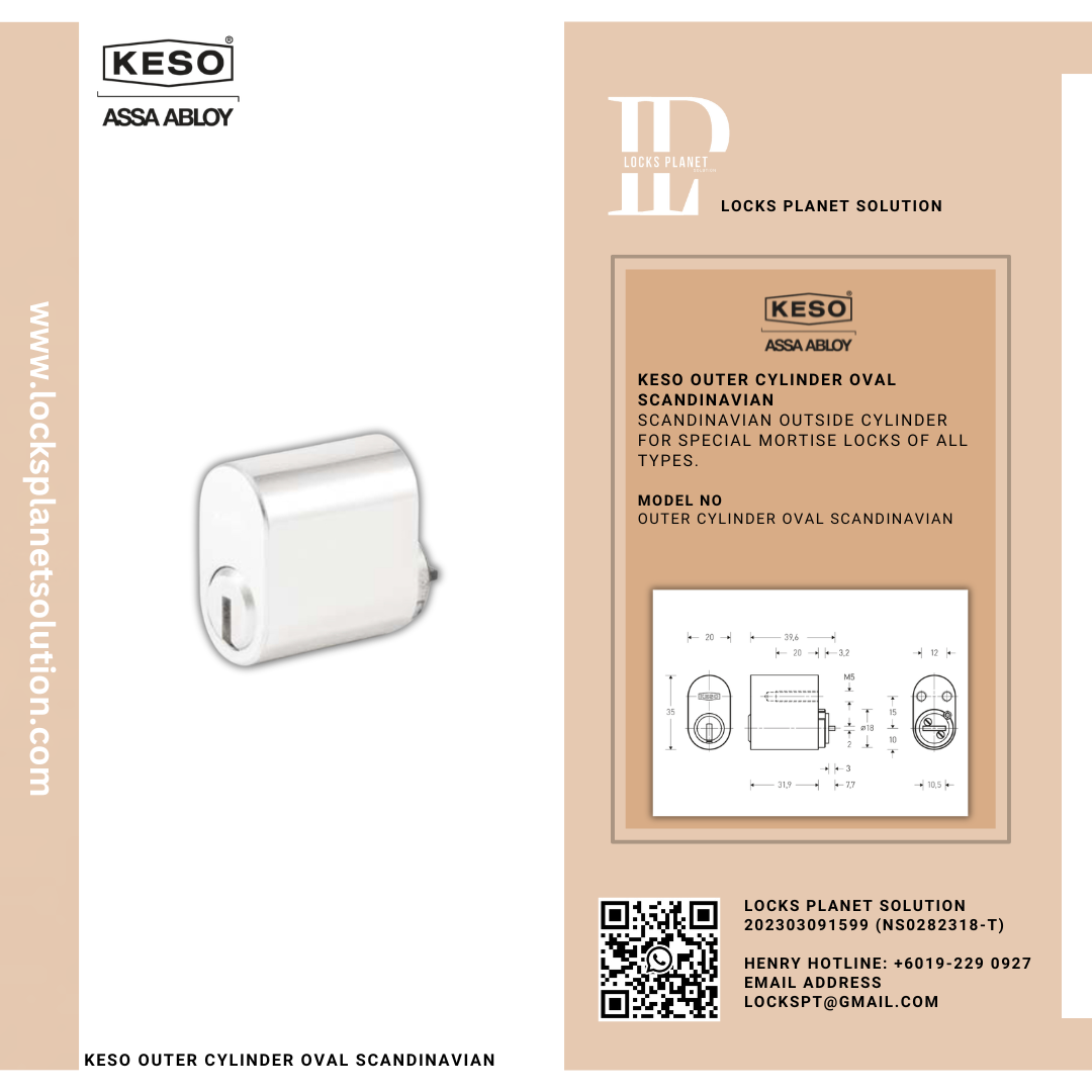 kESO OUTER CYLINDER OVAL SCANDINAVIAN