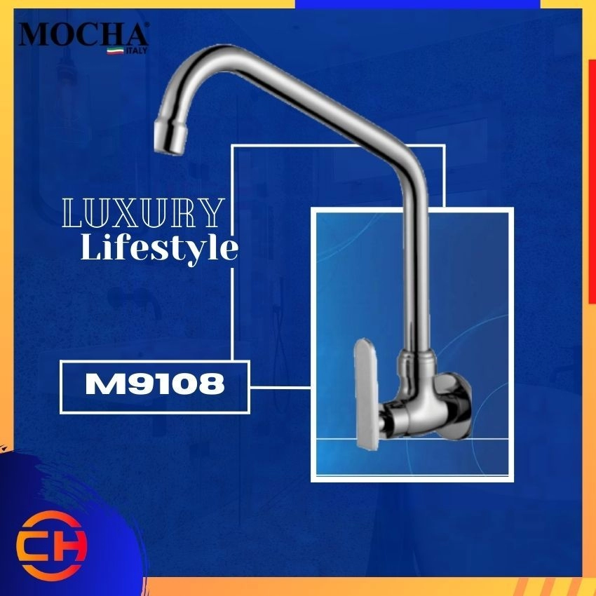 MOCHA  Wall Mounted Kitchen Faucet Brass M9108