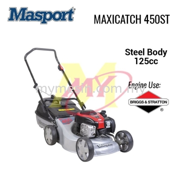 Masport Maxicatch 450ST c/w Engine Lawn Mover (Steel Body)  [Code:2878]