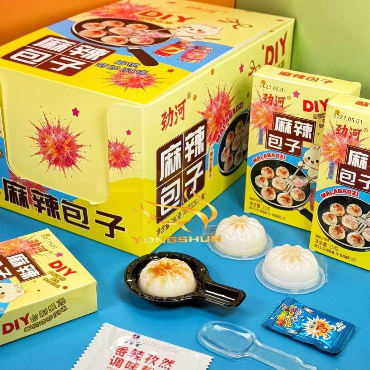 劲河麻辣包子果冻JINGHE MALA BAOZI JELLY 35G[20PACK/BOX][12BOX/CTN]