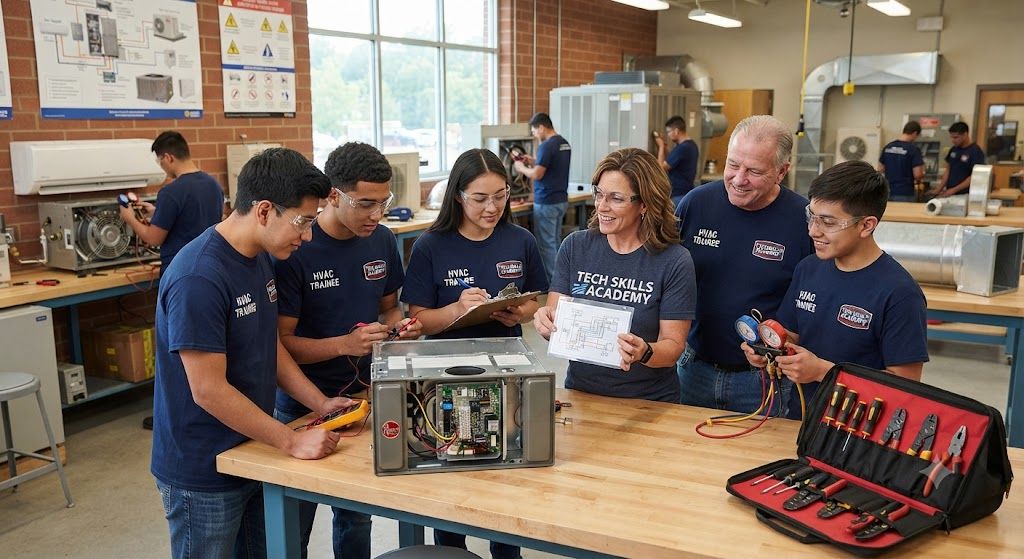 HVAC servicing and repair course