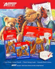 ASTAR COLOUR PENCIL (CP-104-12SHORT) (CP-103-12LONG)(CP102-24LONG)