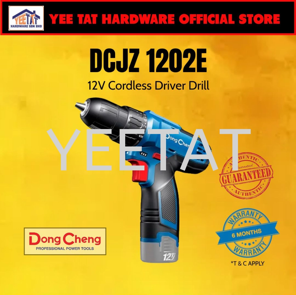 [ DONGCHENG ] DCJZ1202E CORDLESS DRIVER DRILL 12V