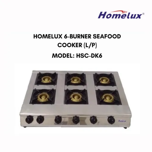 HOMELUX Low Pressure Seafood Cooker 6 Burner HSC-DK6