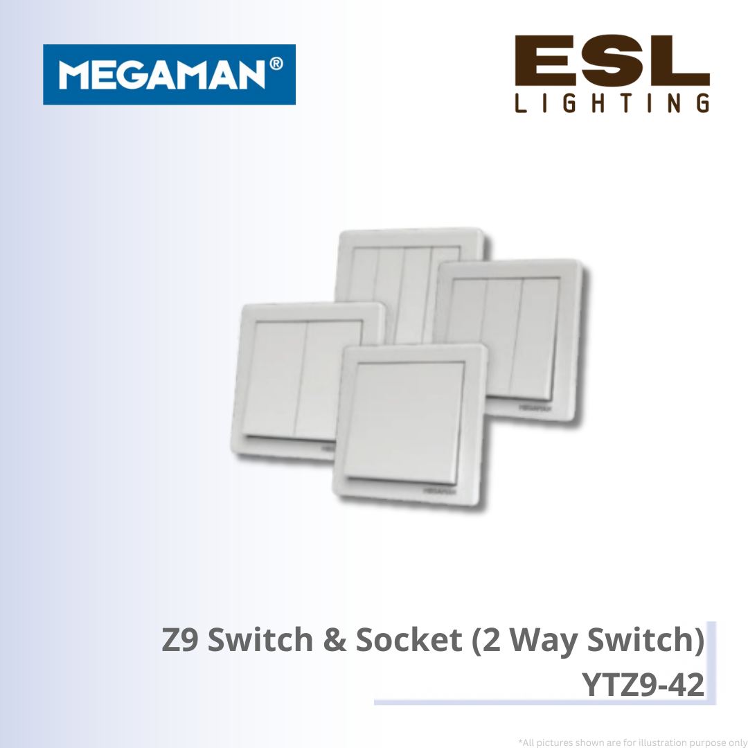 MEGAMAN Z9 Switch&Socket 2 Way Switch - YTZ9-42