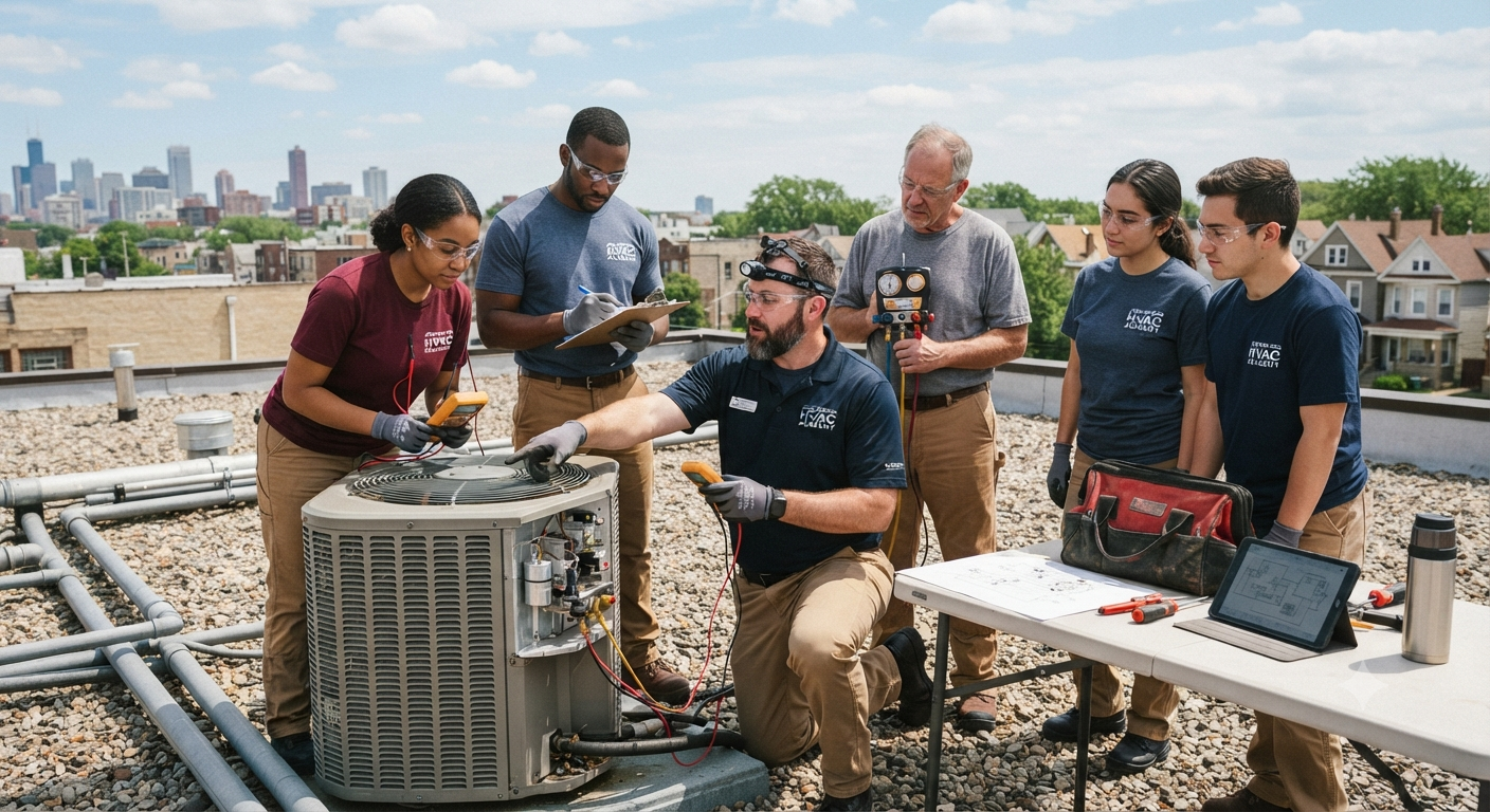 HVAC system failure diagnosis course
