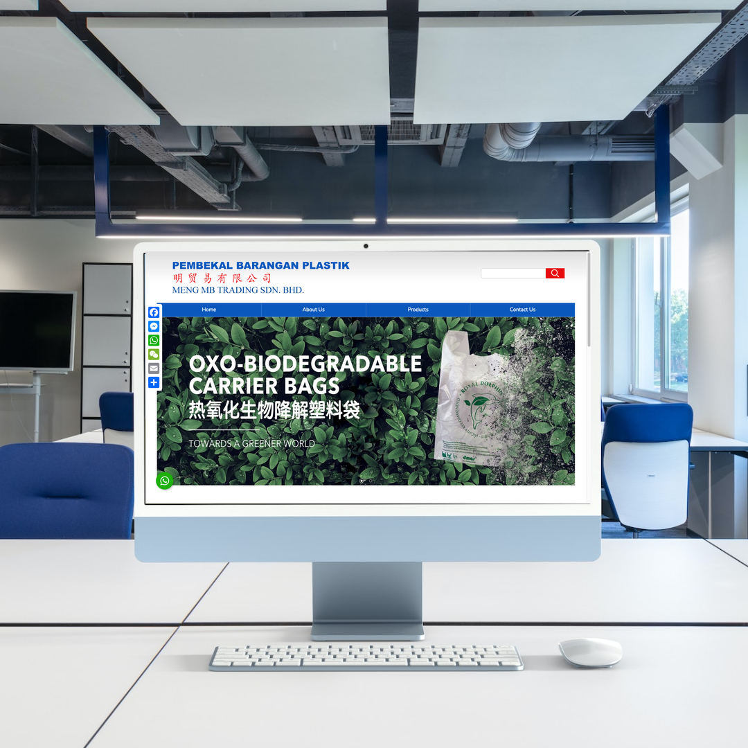 Plastic Bags Supplier & Distributor Website Design & SEO | Johor