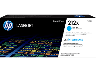 HP 212X High Yield Cyan Original LaserJet Toner Cartridge W2121X
