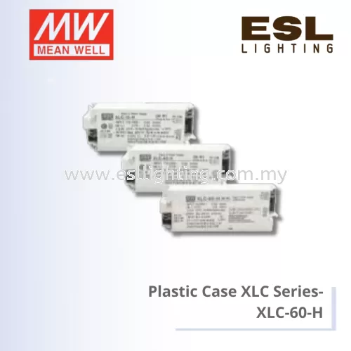 MEANWELL Plastic Case XLC Series - XLC-60-H