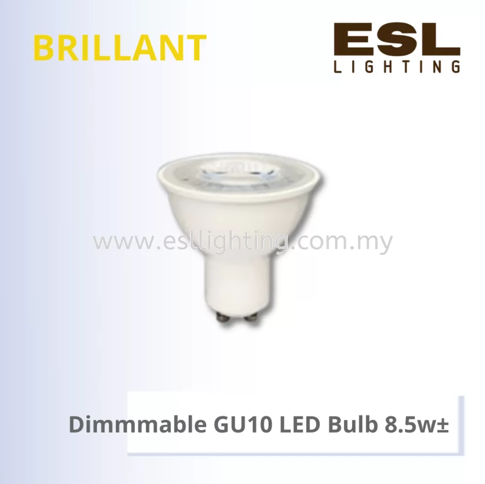 BRILLANT Dimmmable GU10 LED Bulb 8.5w - BSL-GU10-DIM-8.5W