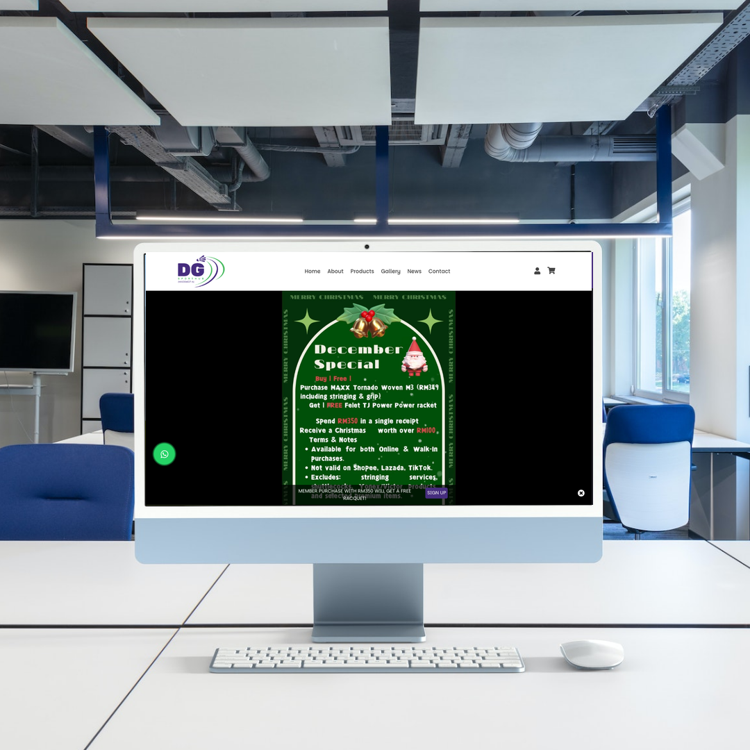 Badminton Shop Skudai Web Design | SEO | Digital Marketing | Johor