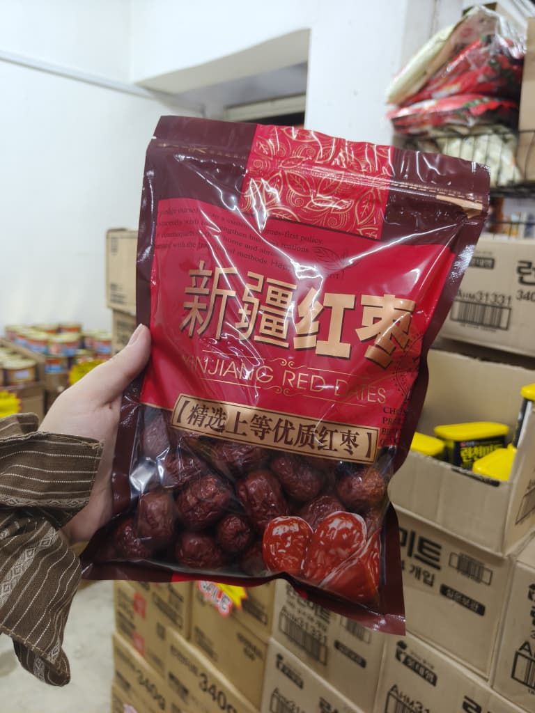 [ZIP袋450G]若姜红枣特大粒BM RED DATES RUO JIANG ZAO[22PACK/CTN]