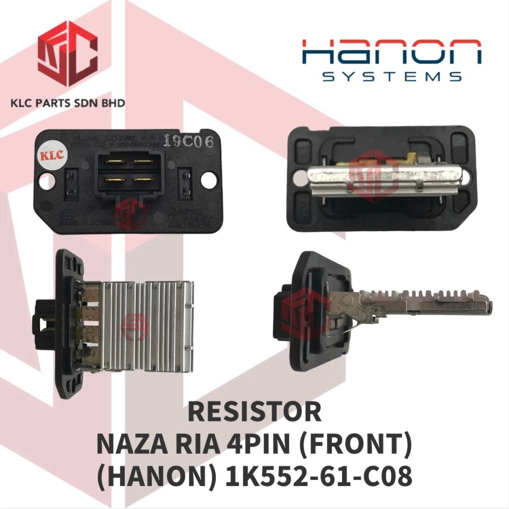 RESISTOR NAZA RIA 4PIN (FRONT)(HANON) 1K552-61-C08 / OK201-61-B11