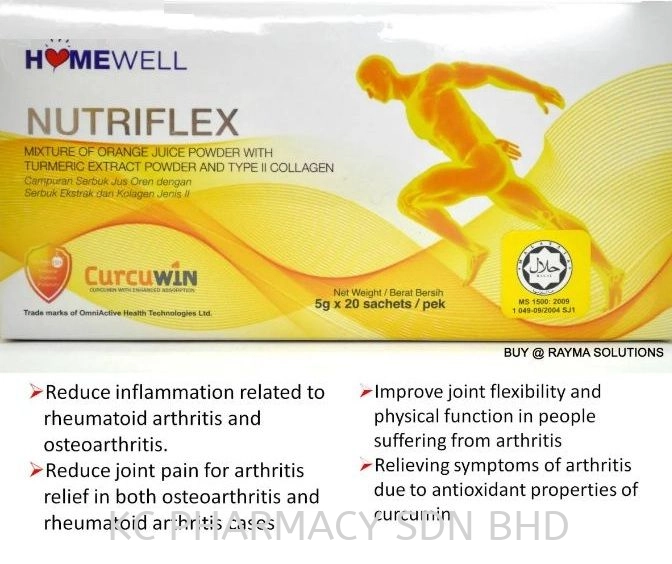 (HOT PRODUCT) HOMEWELL NUTRIFLEX COLLAGEN TYPE II -5GX20'sachets (FOR JOINT PAIN) 