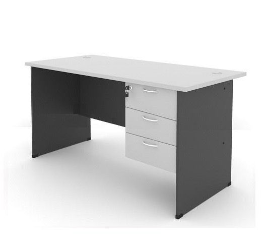 GENERAL 5 FEET OFFICE TABLE C/W HANGING DRAWER 3D