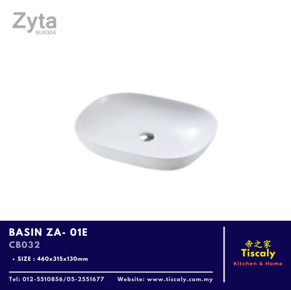 ZYTA COUNTER TOP BASIN ZA-01E CB032