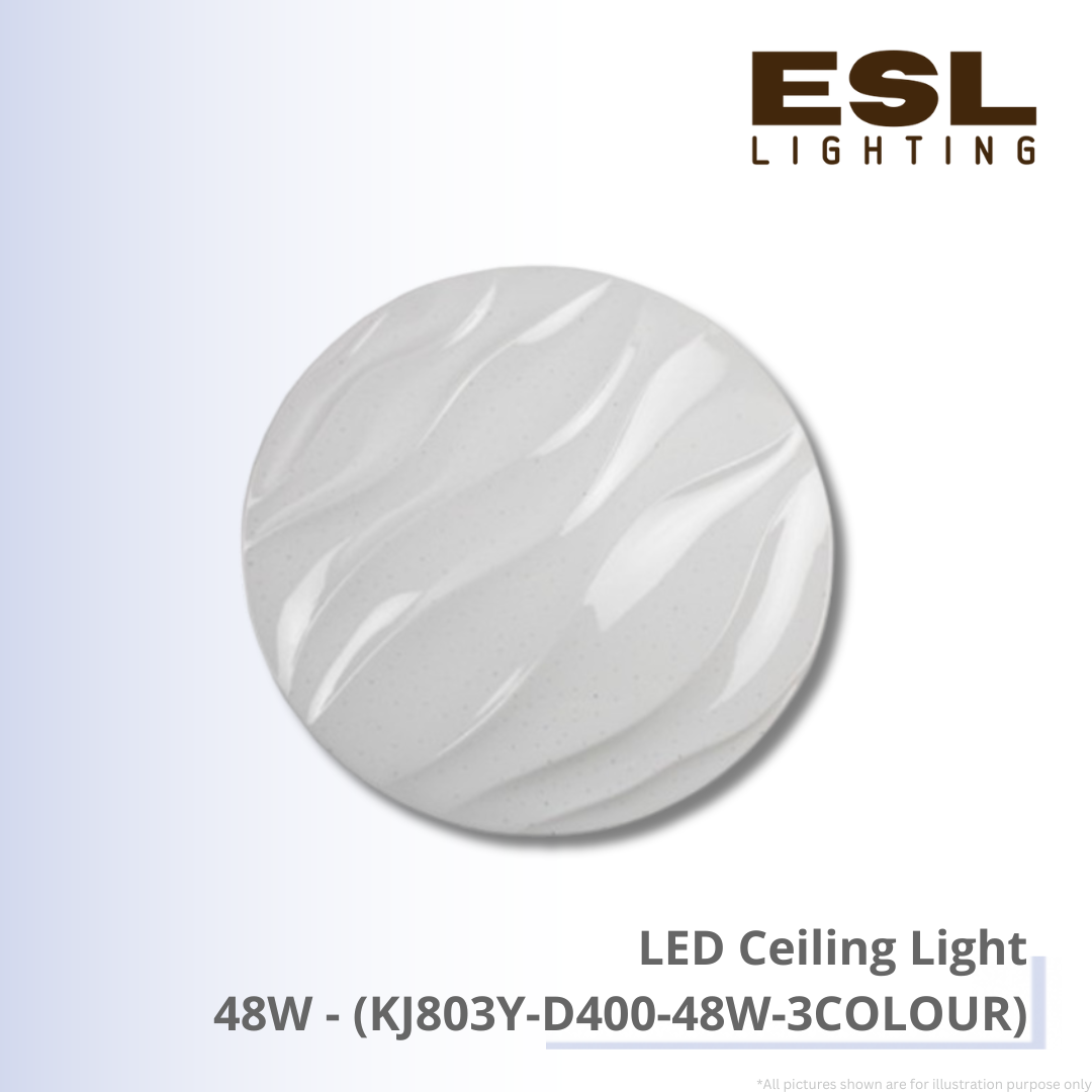 LED Ceiling Light 48W - KJ803Y-D400-48W-3COLOUR