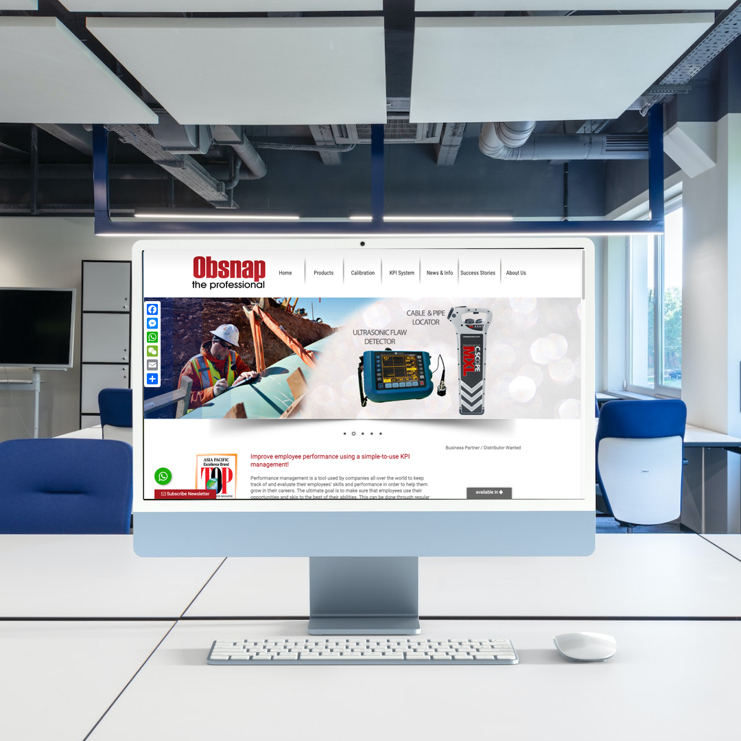 Obsnap Instruments Sdn Bhd Website Design & SEO Case Study | Testing Instruments Supplier in Kuala Lumpur
