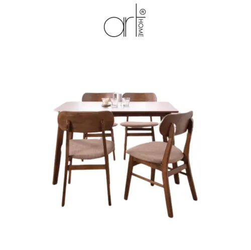 1+4 Morocco Dining Table & Flora Dining Table Set