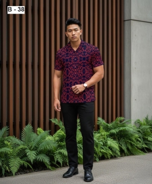 Custom Batik Sublimation T-Shirt