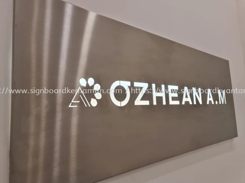 OZHEAN STAINLESS STEEL BOX UP LED SIGANGE IN DUNGUN