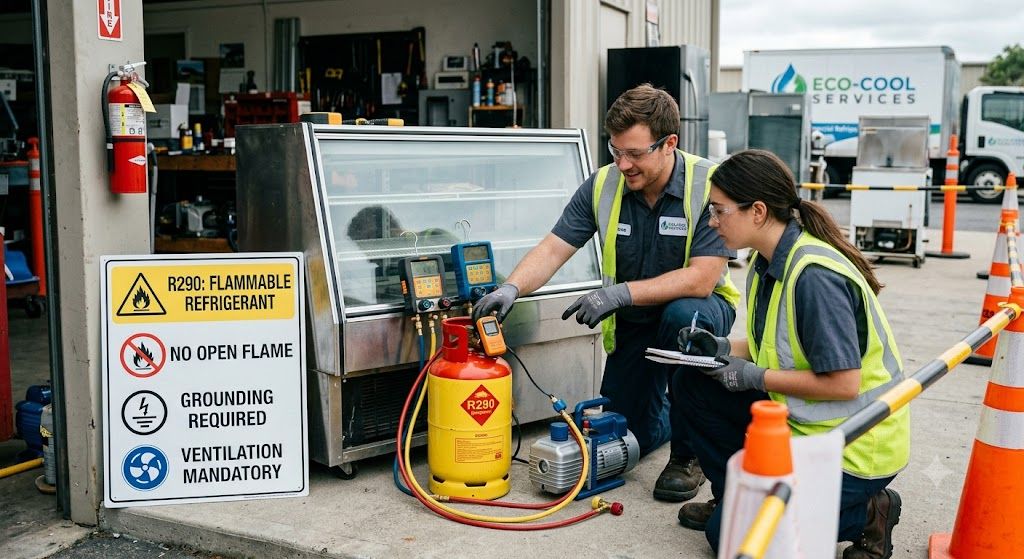 R290 gas handling best practices