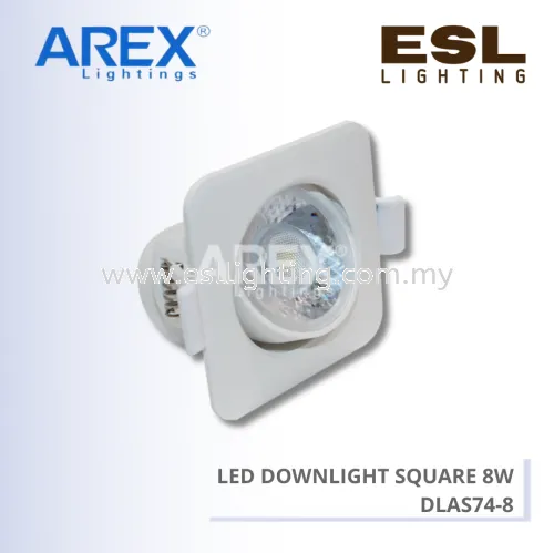 AREX ECO LED DOWNLIGHT SQUARE 8W - DLAS74-8