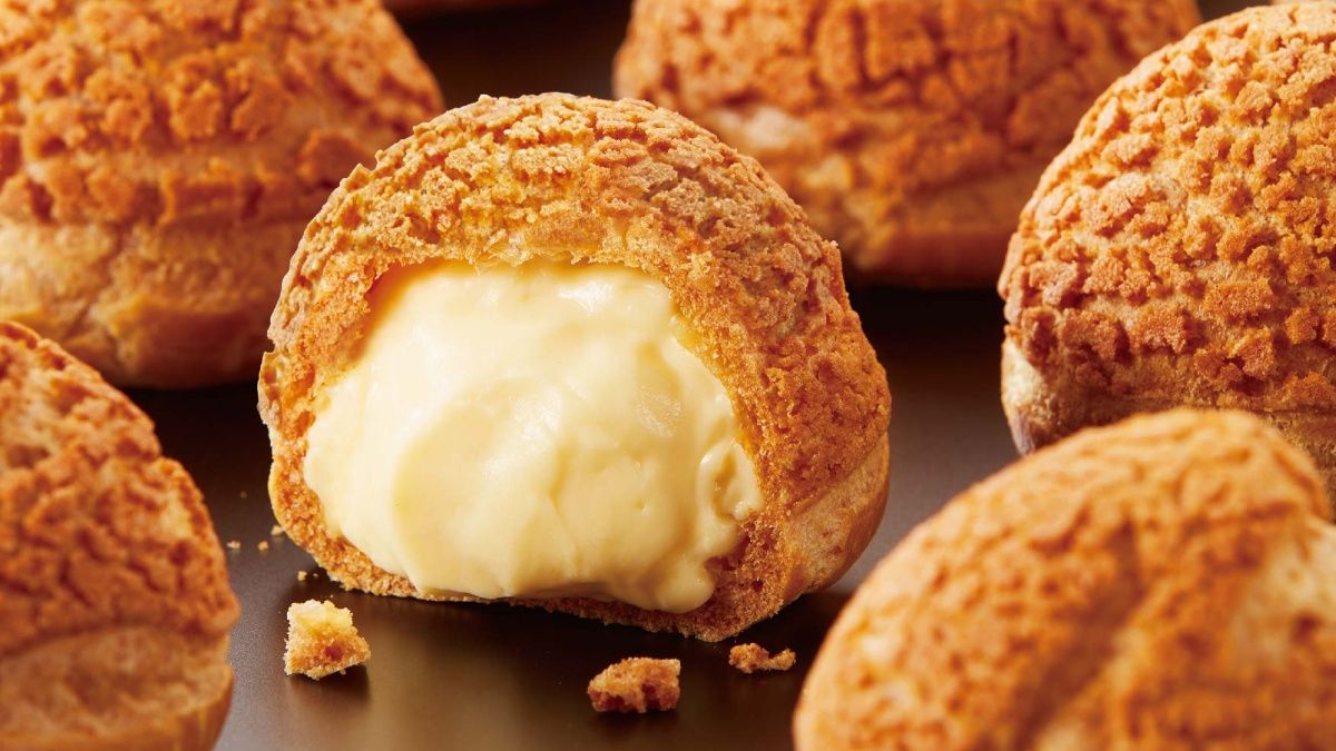 Choux au Craquelin 酥皮泡芙