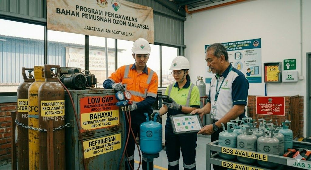 low GWP hazardous refrigerant safety Malaysia
