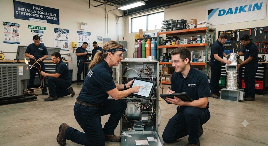 HVAC installation skills certification course