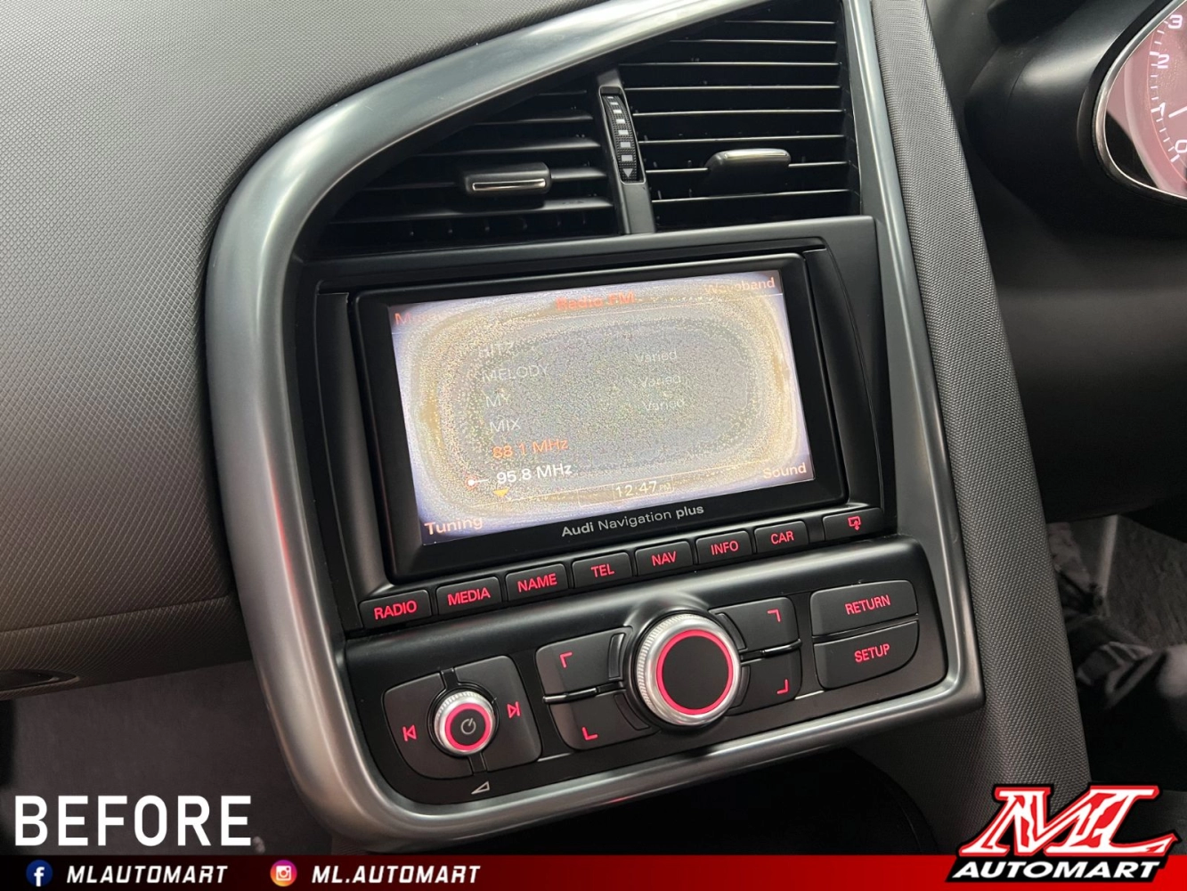 Audi R8 Type 42 Android Monitor