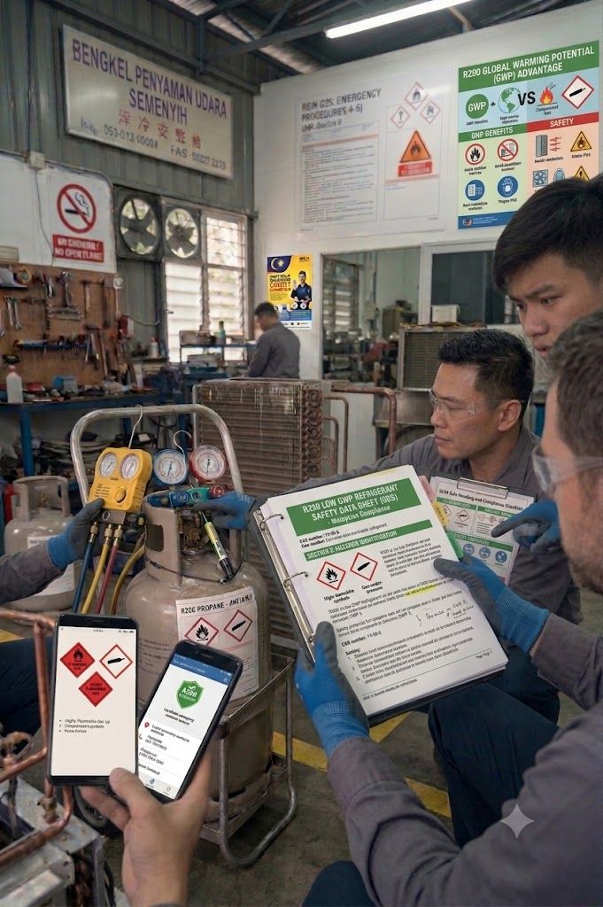R290 low GWP refrigerant SDS