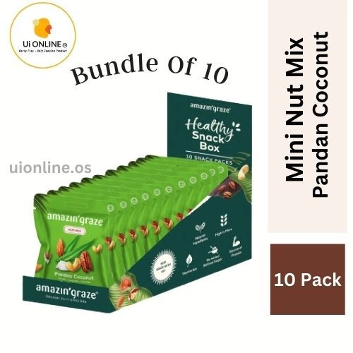 Amazin' Mini Nut Mix Pandan Coconut (30g) EXP DATE : 30 Jan 2025