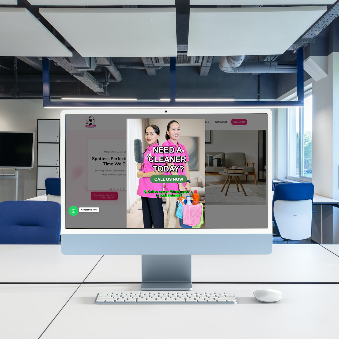 House & Office Cleaning Website Design & SEO | Penang