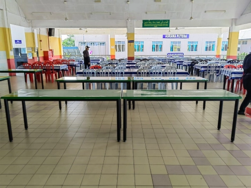 Fibreglass Table and Bench | Food Court Table Bench | Canteen Table And Bench | Meja Kantin Kilang Medan Selera Kafeteria | Cafe Furniture | KL | Batu Kawan | Klang | Kulim Lunas