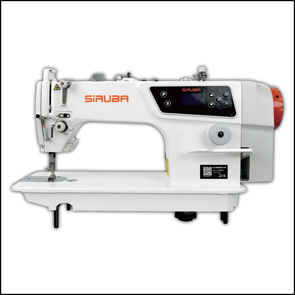 SIRUBA/DL7600-M1 MESIN JAHIT LOCKSTITCH SATU JARUM BERKELAJUAN TINGGI DENGAN PEMACU TERUS
