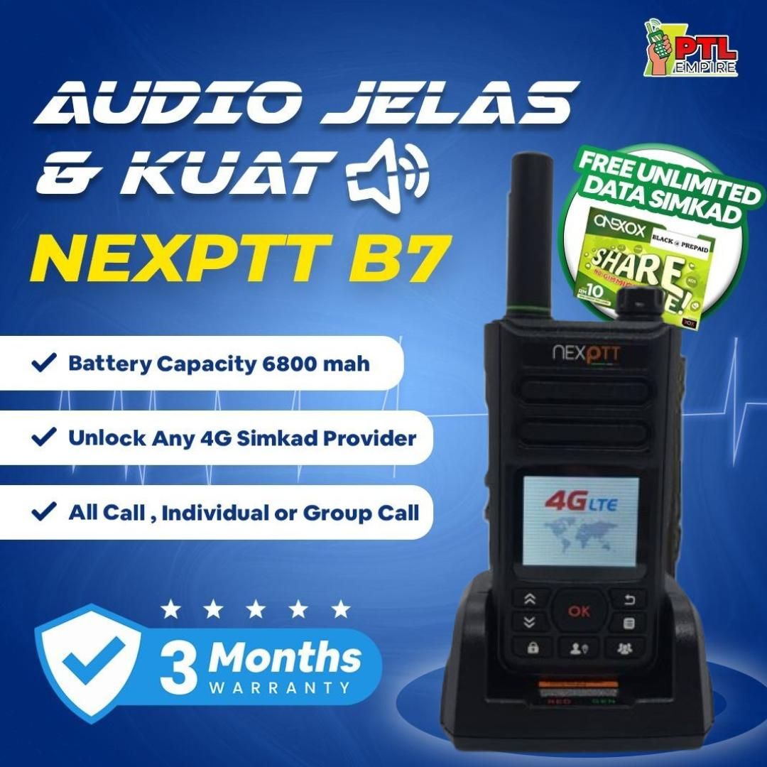 PTL Empire NEXPTT B7 Walkie Talkie: Ultimate Communication Solution