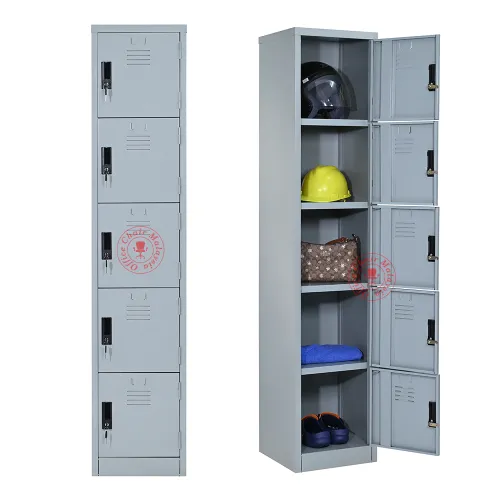 5 Compartment Steel Locker | Metal Locker | Locker Besi | Loker (with Handle Cam Lock)