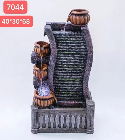 Premium Water Fountain PC1247-59019 Resin crafts rockery flowing water resin craft ornaments creative and practical gifts flowing water fountain ornaments flowing water