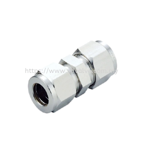 VEELOK SS316L Twin Ferrule Union Compression Fitting 6000psi