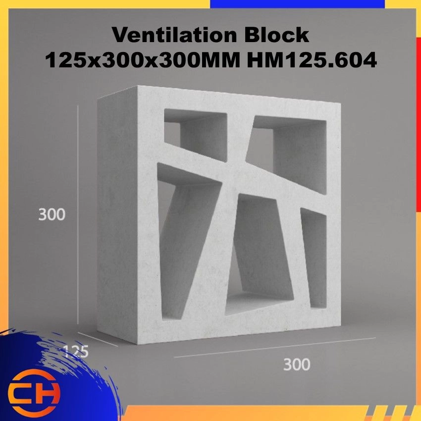 Ventilation Block - 125x300x300MM HM125.604