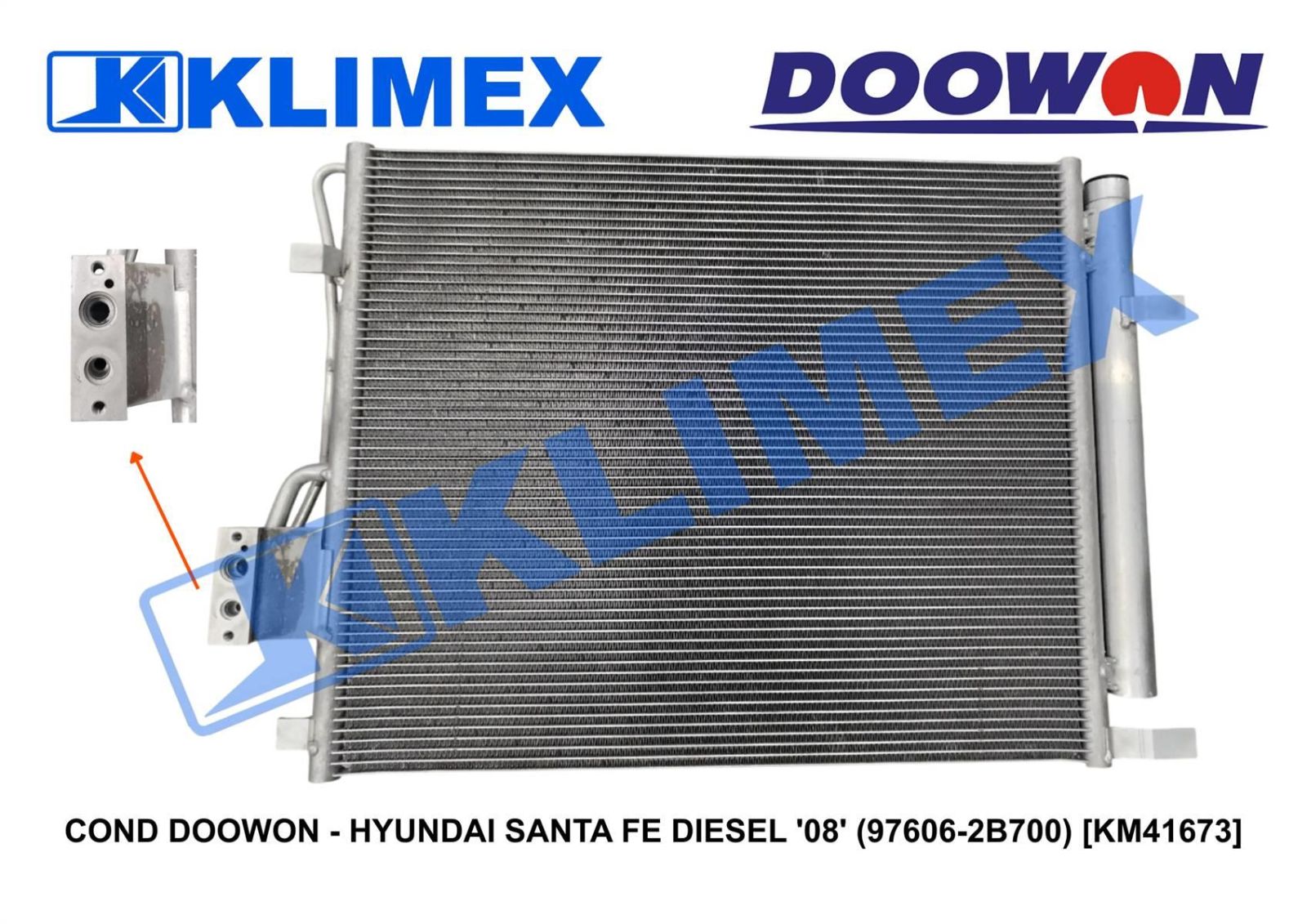 COND DOOWON - HYUNDAI SANTA FE DIESEL '08' (97606-2B700) [KM41673]