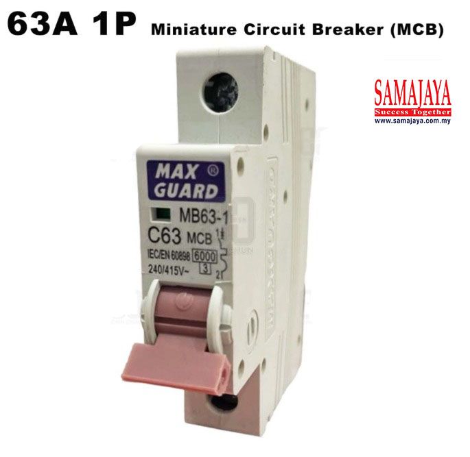 Maxguard 63A 1 Pole MCB
