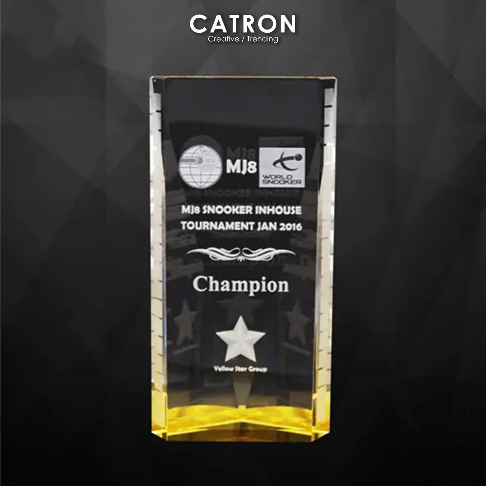 9258 - CRYSTAL TROPHY