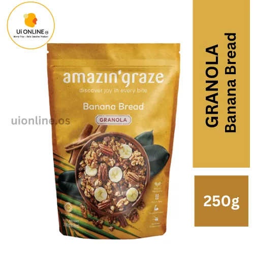 Amazin' Graze Banana Bread Granola (250g) EXP DATE : 01 MAY 2025